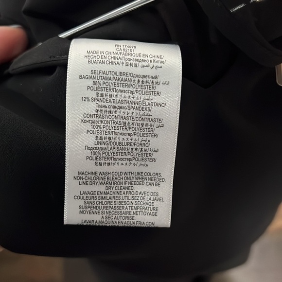 bcbg MAX AZRIA WOMENS VICKTORIA ILLUSION SLEEVELESS JUMPSUIT. Size small. NWT - Picture 5 of 5